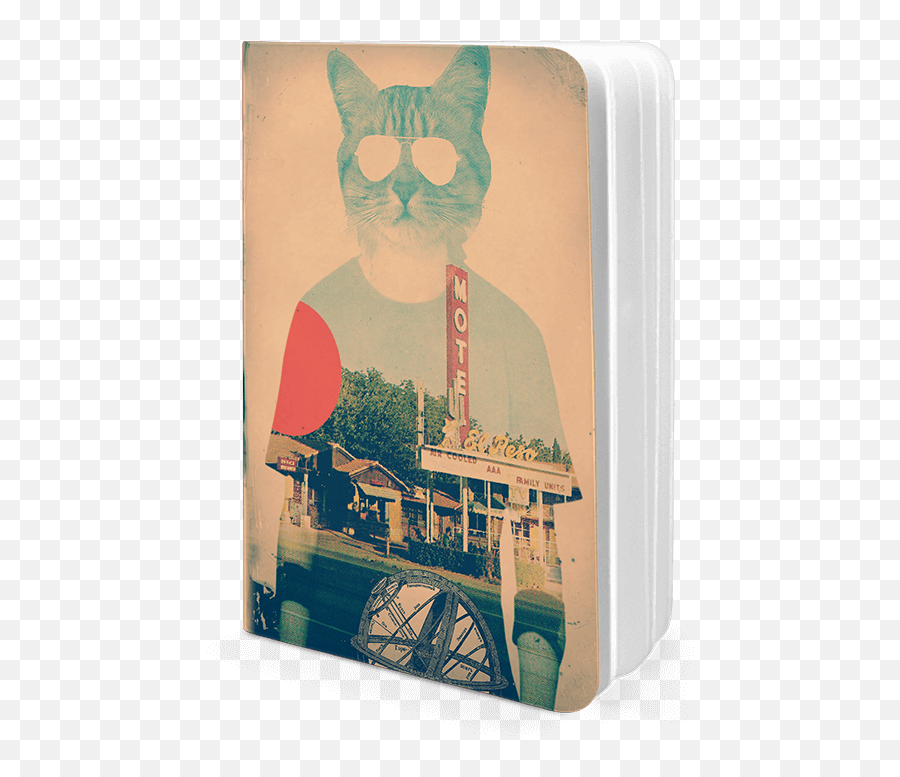 Dailyobjects Cool Cat A6 Notebook Plain Buy At Dailyobjects Emoji,Cool Cat Png