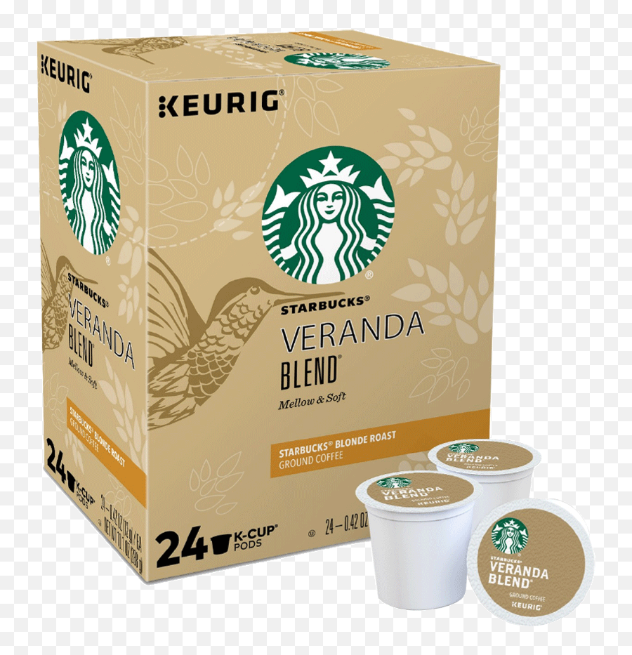 Starbucks Veranda Blend Coffee K - Cups Box Of 24 Emoji,Starbucks Transparent