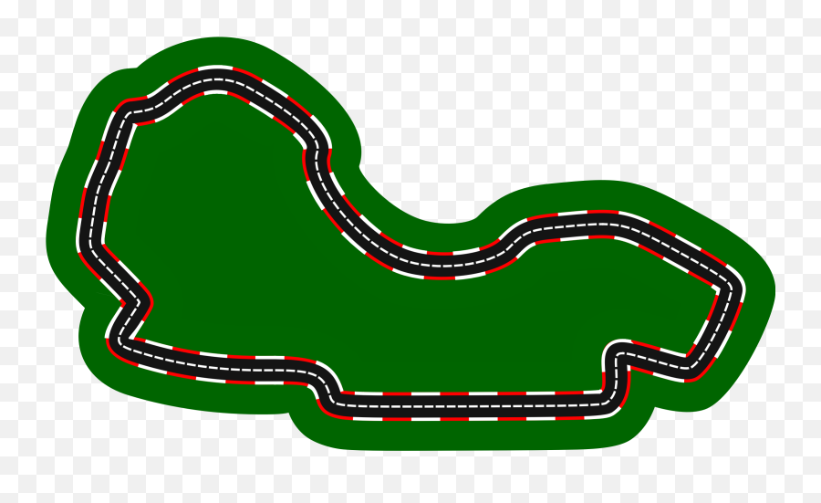 Clip Art Royalty Free Stock Car Race - Race Car Tracks Cartoon Emoji,Track Clipart
