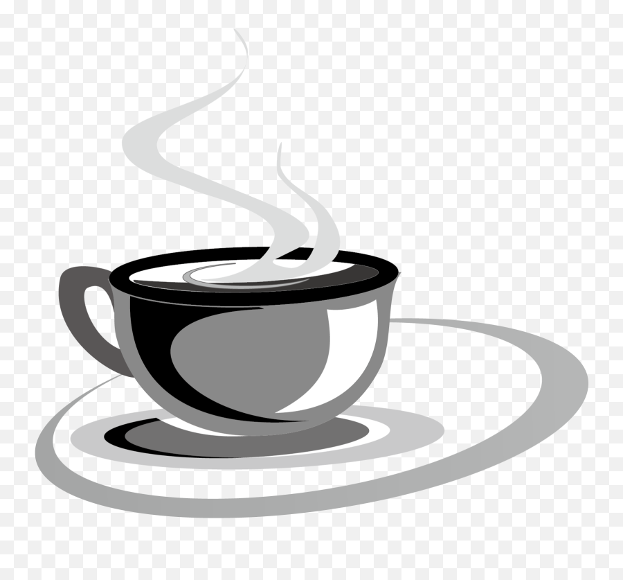 Coffee Clipart Cappuccino - Coffee Cup Transparent Cartoon Saucer Emoji,Coffee Clipart