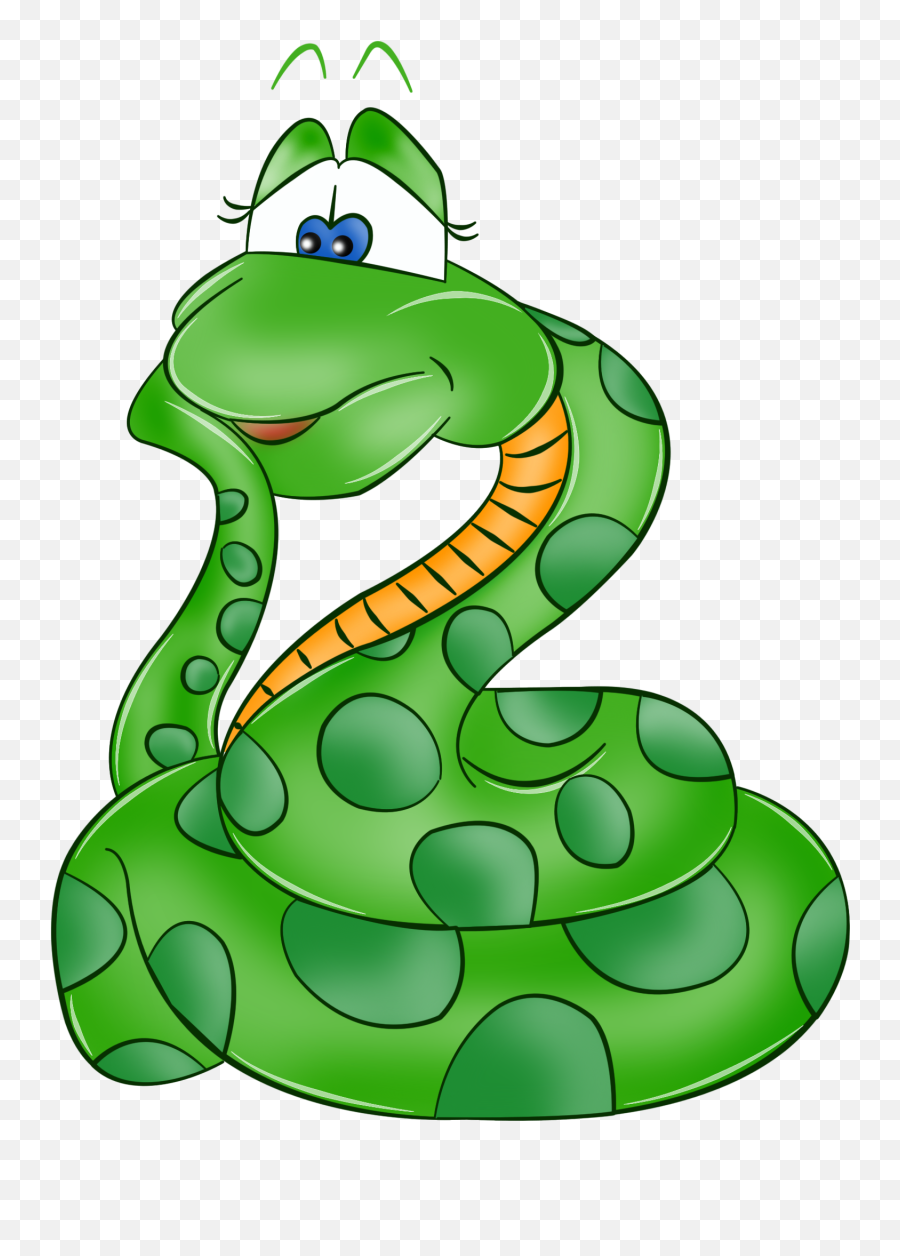 Cartoon Snake Clipart - Cartoon Snake Emoji,Snake Clipart