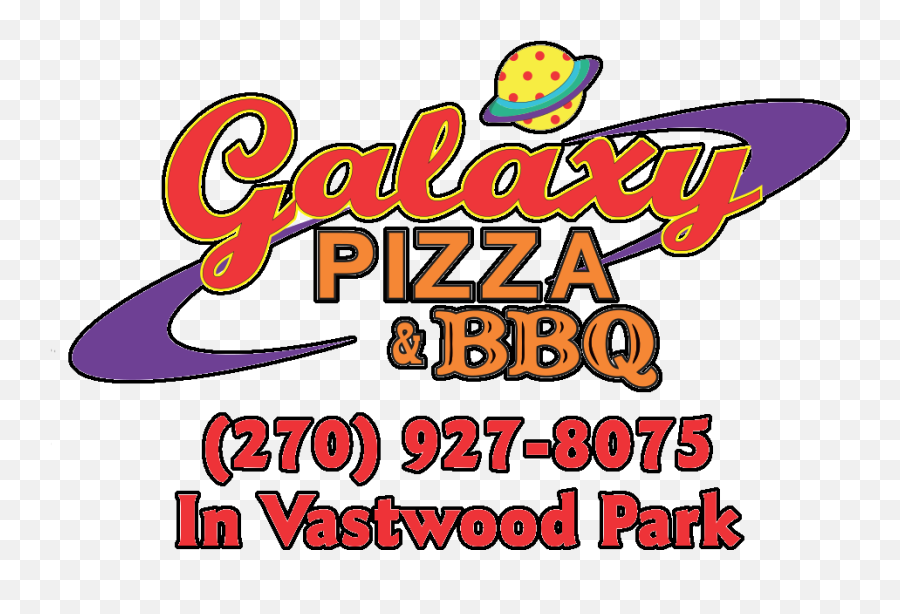Galaxy Logo Good Galaxy Pizza U0026 Bbq - Galaxy Pizza Logo Emoji,Galaxy Logo