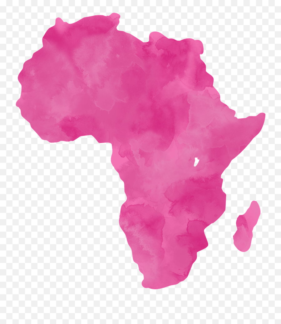 Africa Continent Pink - Africa Pink Emoji,Africa Png