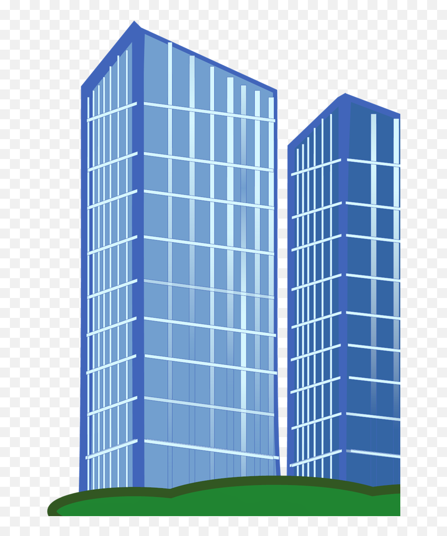 Pair Of Apartment Buildings Svg Vector Pair Of Apartment - Vertical Emoji,Buildings Clipart