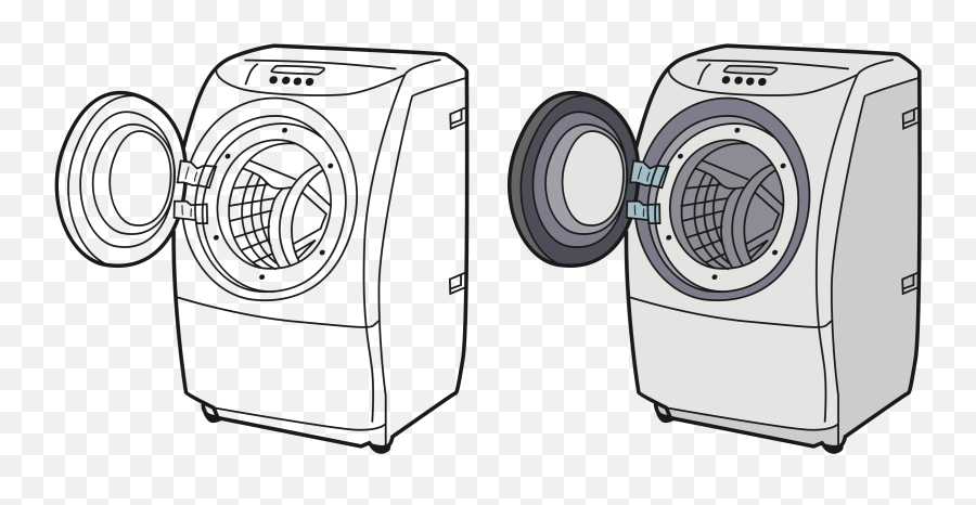 Washer And Dryer Png - Washing Machine Dryer Clipart Emoji,Washing Machine Clipart