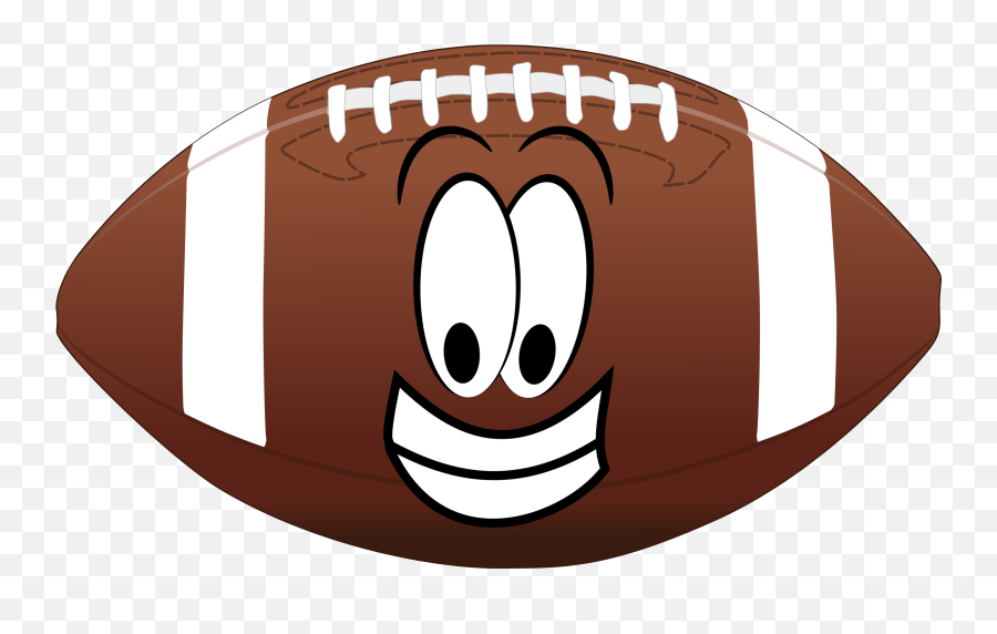 Football Clipart Vector Free - Clip Art Animated Football Emoji,Football Clipart