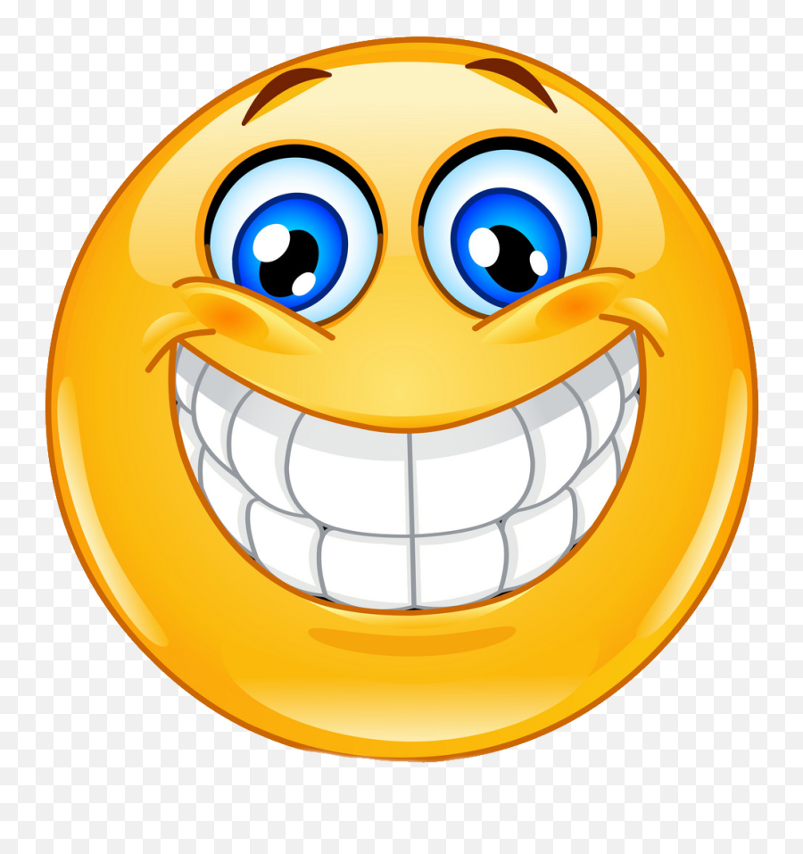 Smiley Face Big Smile Clipart - Full Size Clipart 1524932 Excited Emoji Faces,Smile Clipart
