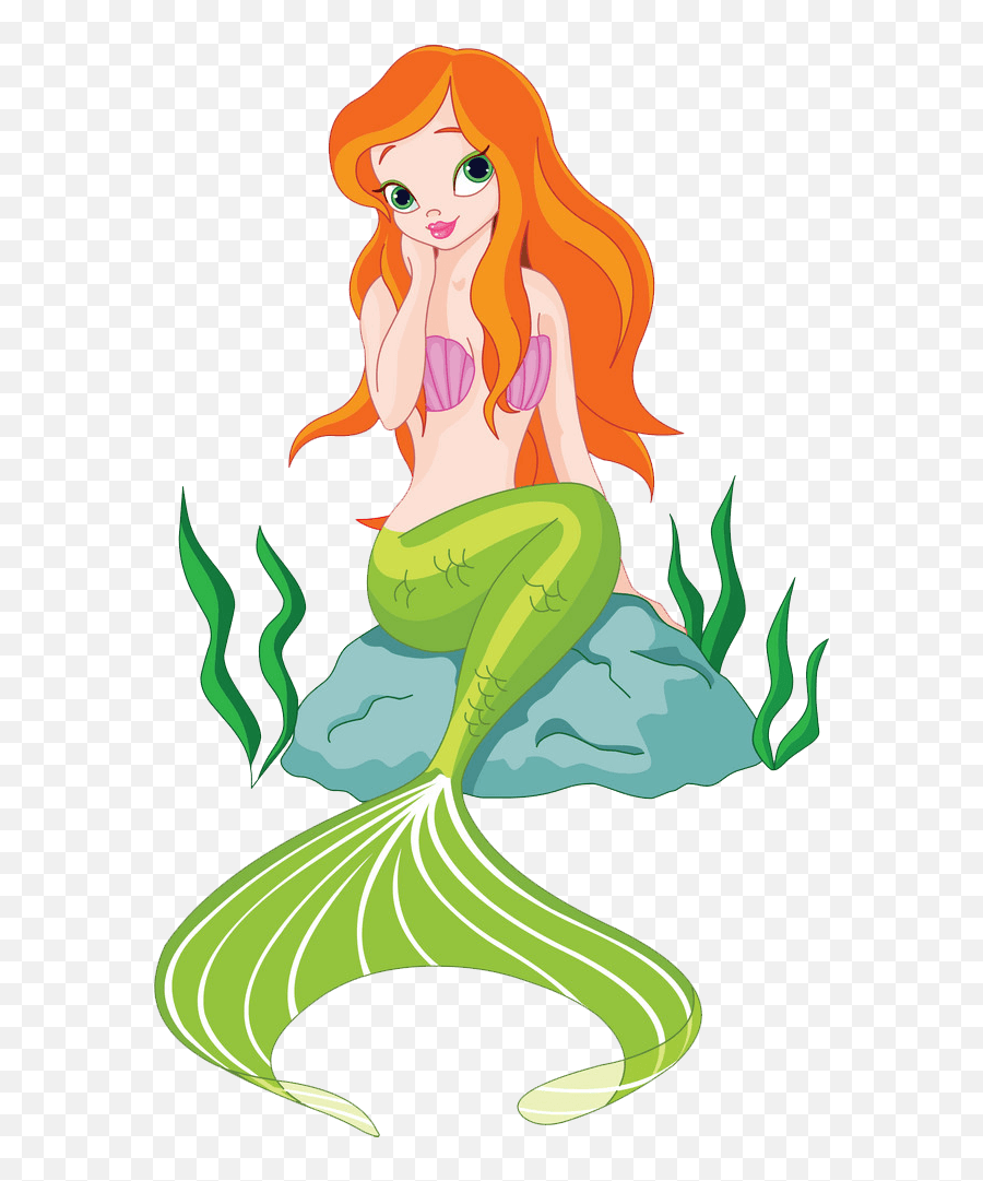 Mermaid Clipart - Cartoon Mermaids Emoji,Free Mermaid Clipart