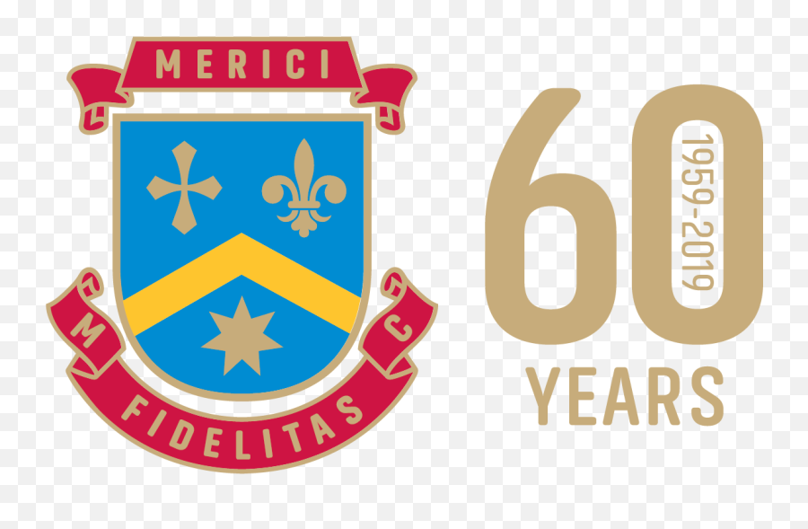Merici College 60th Anniversary - Merici College Clipart 60th Anniversary 1959 2019 Emoji,College Clipart