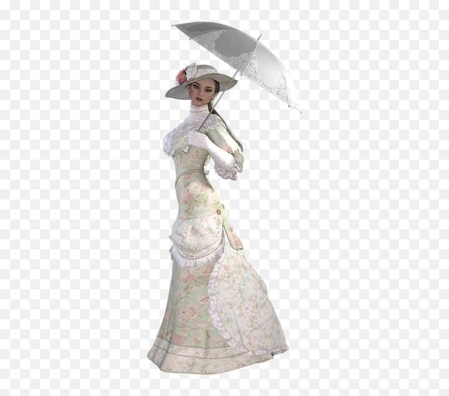 Woman Png Female Character 3d - Woman In Victorian Dress Png Emoji,3d Png