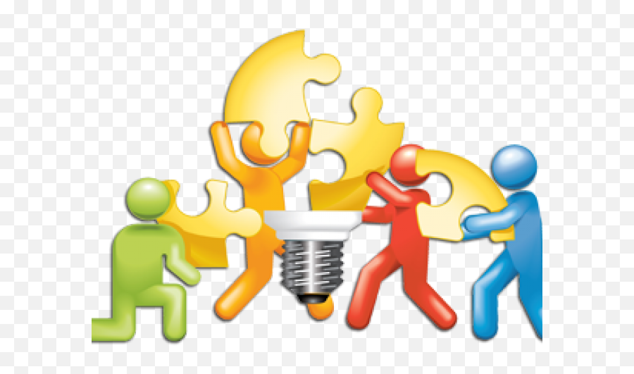 Download Hd Team Clipart Teamwork - Team Building Clipart One Team Emoji,Building Clipart