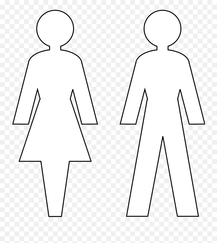 Restroom Symbols - White Toilet Sign Png Emoji,Bathroom Sign Png