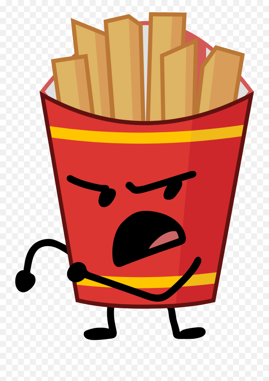 Fries - Fries Bfdia Emoji,French Fries Clipart Black And White