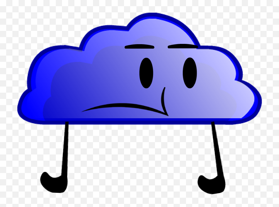 Blue Cloud Emoji,Blue Cloud Png
