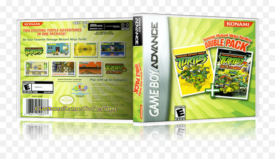 Teenage Mutant Ninja Turtles Double Pack - Gameboy Advance Emoji,Gameboy Advance Png