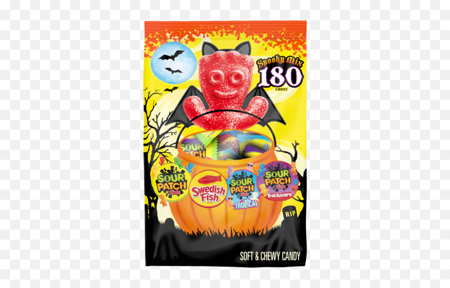 Halloween Candy Variety Pack 180 Count - Sour Patch Kidsswedish Fish Emoji,Halloween Candy Png