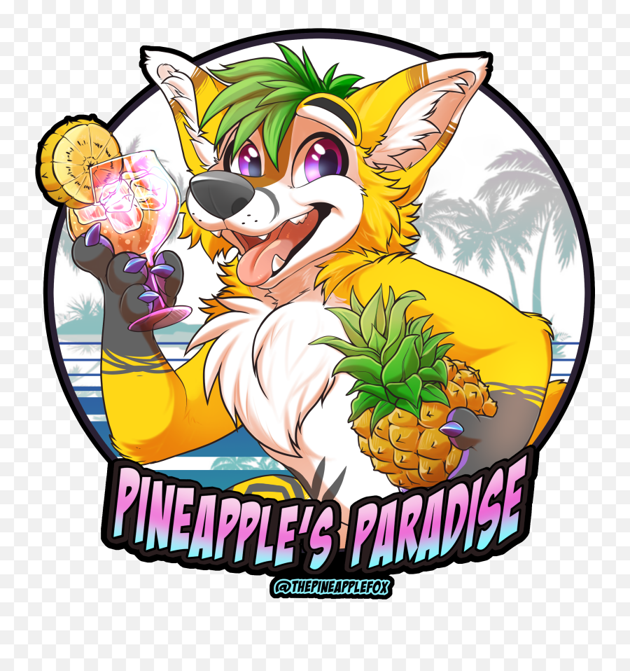 Pineappleu0027s Paradise Fursuit Spray By Kikimochan - Fur Emoji,Paradise Clipart