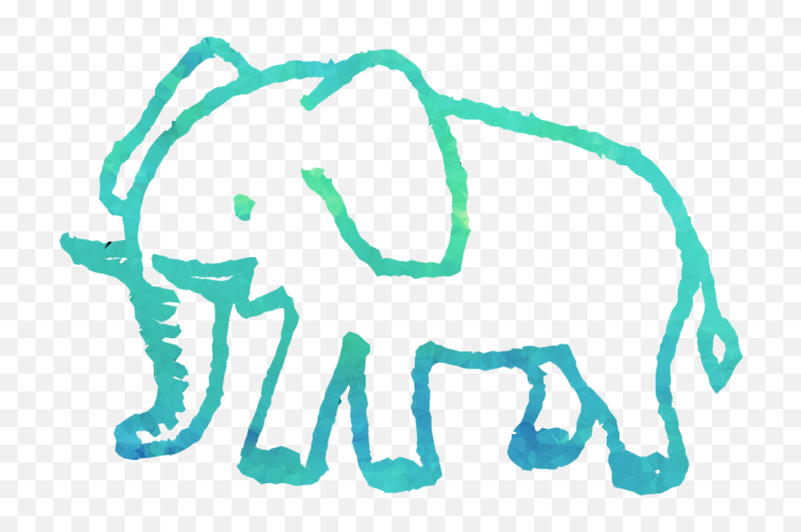 Download Tracing Picture In Animals Clipart Indian Elephant Emoji,Indian Elephant Clipart