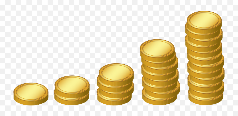 Clip Art Coin Clipart Image - Coins Clip Art Emoji,Coin Clipart