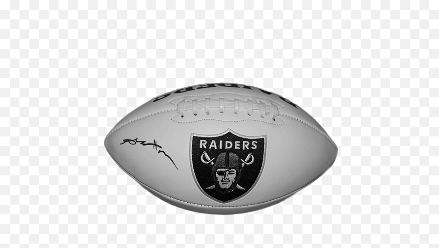 Antonio Brown Autographed Oakland Raiders Full Size Logo Football White Jsa Emoji,Oakland Raiders Logo Pictures