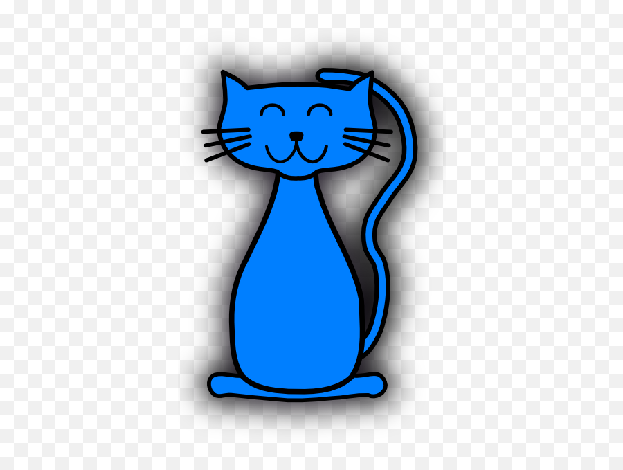 Download Kittens Clipart Blue Cat - Blue Cat Clipart Emoji,Kitten Clipart
