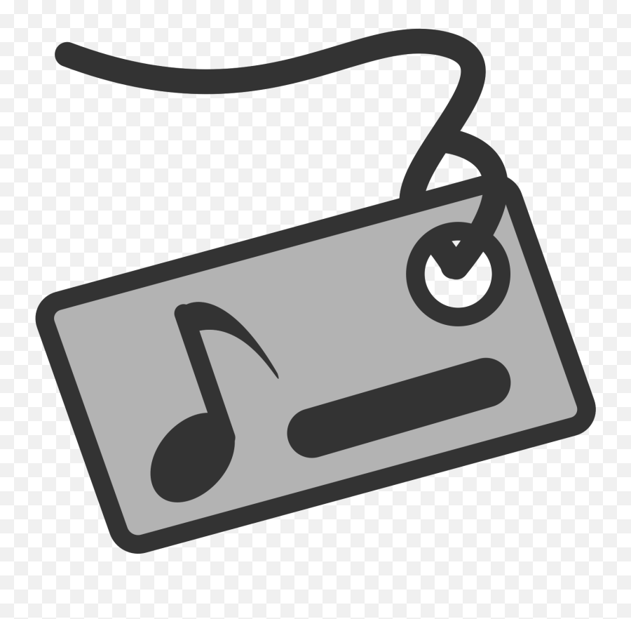 Music Flat Theme Tag Name Icon - Tag Música Png Clipart Emoji,Name Plate Clipart