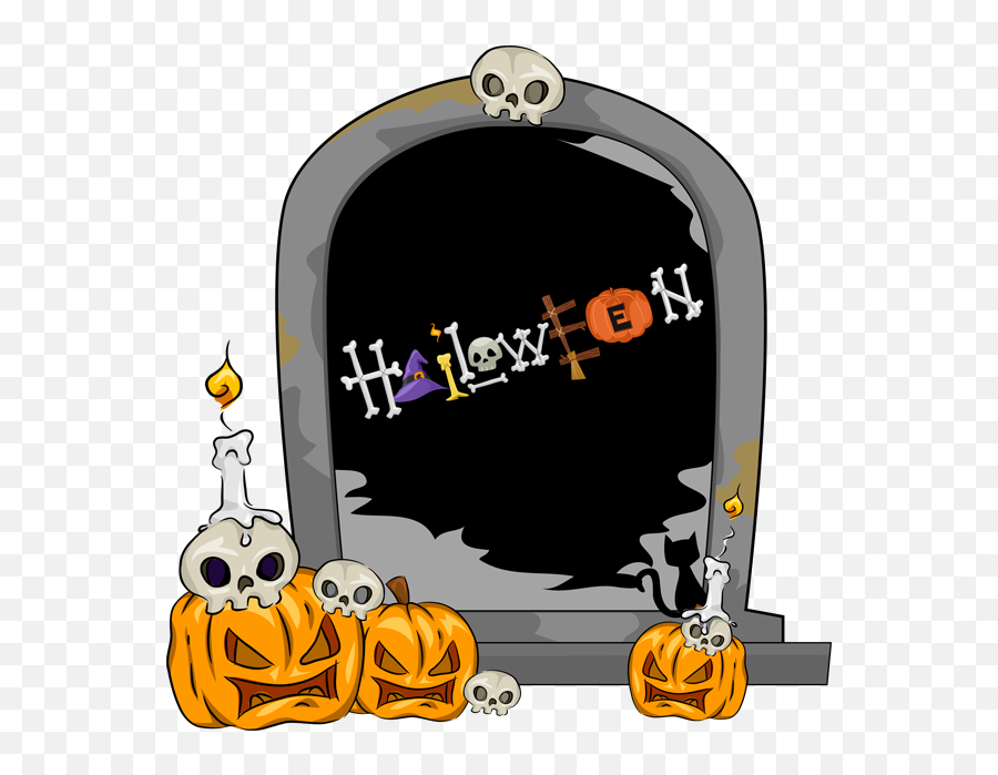 Library Of Halloween Gravestones Clip - Tombstone Halloween Clipart Emoji,Gravestone Clipart