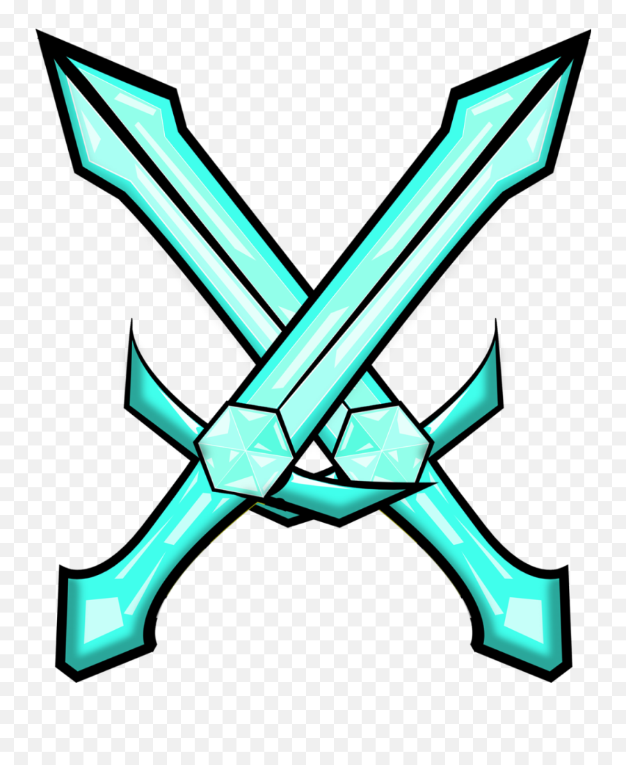 Animated Sword Png - Espadas De Minecraft Cruzadas Png Emoji,Diamond Sword Png