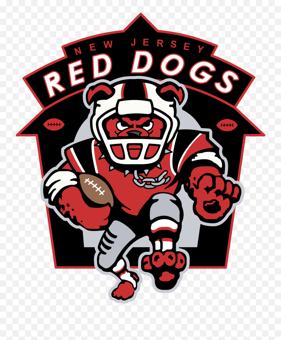 New Jersey Red Dogs Logo Png Transparent - New Jersey New Jersey Red Dogs Emoji,New Jersey Devils Logo