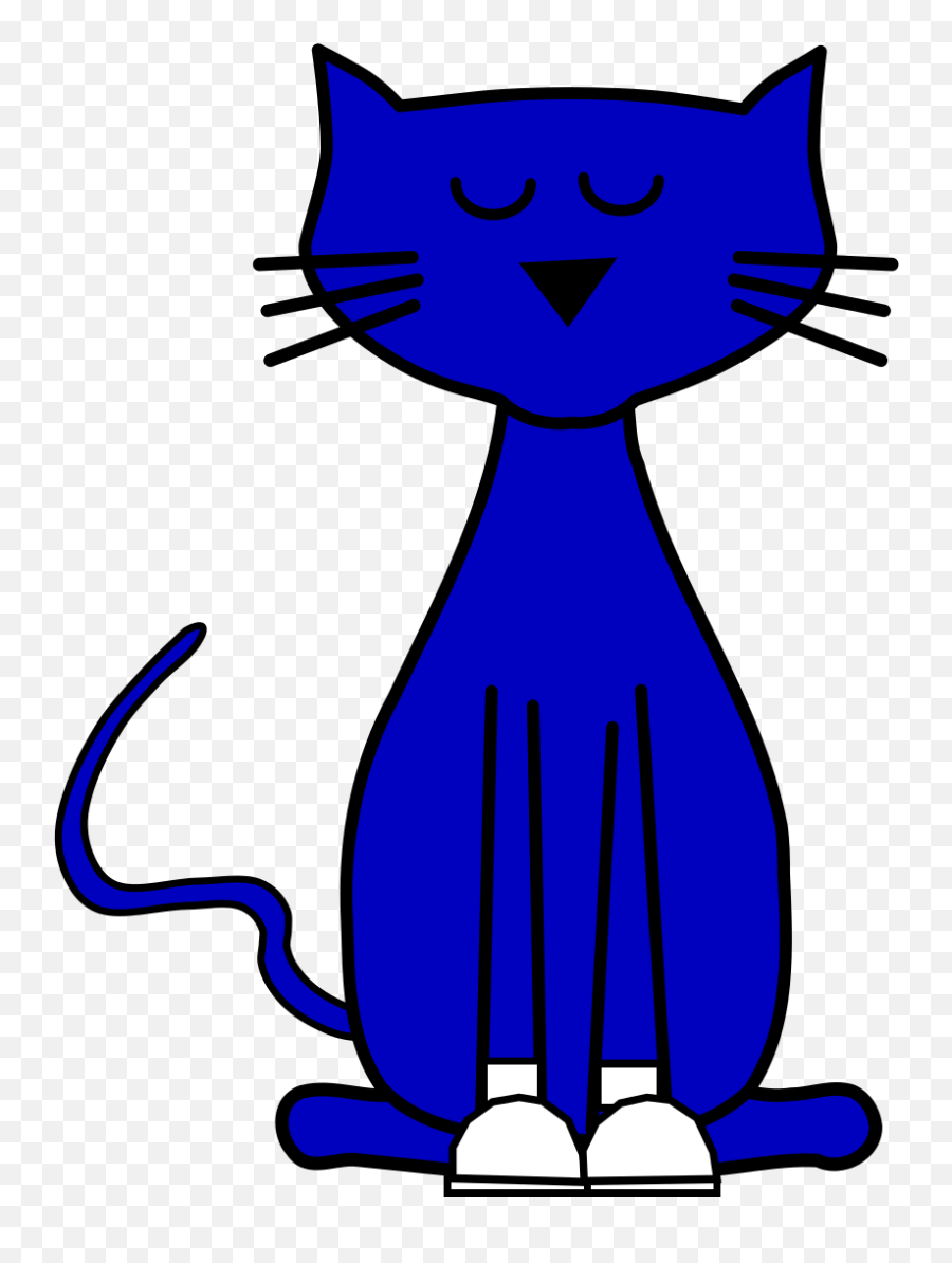 Cat Clipart Clip Art Pete The Cat - Pete The Cat Clipart Emoji,Cat Clipart