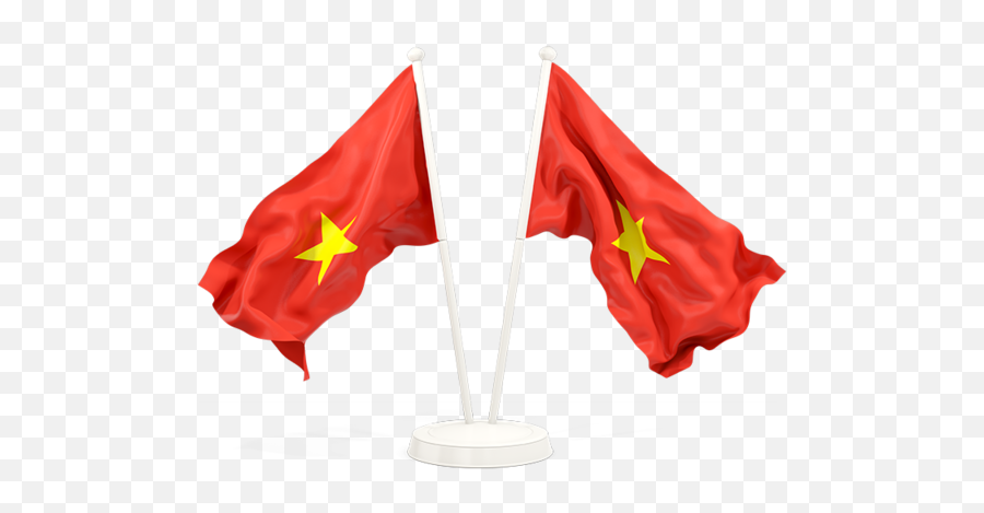 Two Waving Flags - China Sri Lanka Flag Emoji,Vietnam Flag Png