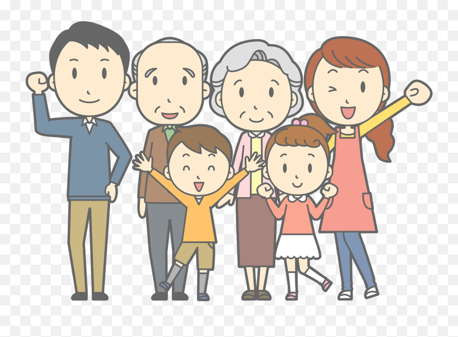Multi - Family Cartoon Icon Png Emoji,Family Clipart
