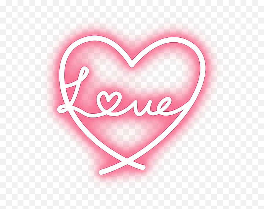 Light Pink Heart Png - Heart Ligthpainting Light Starlight Love Neon Heart Png Emoji,Neon Lights Png