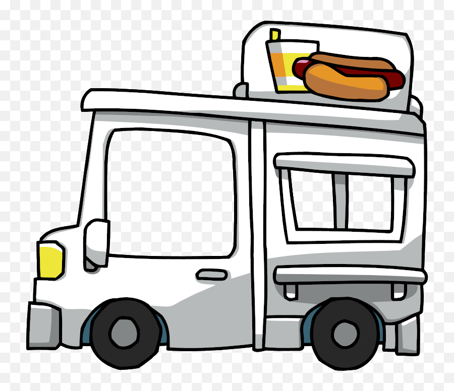 Download Food Truck Clipart - Cartoon Food Truck Png Full Food Truck Clip Art Free Emoji,Food Truck Png