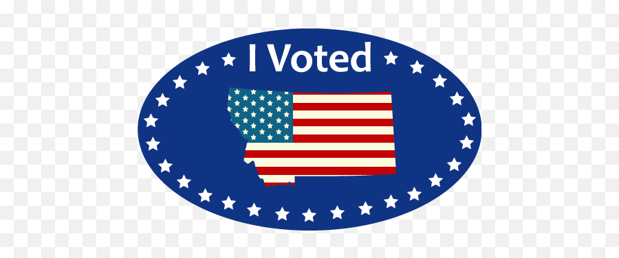 My Voter Page - Voted Montana Emoji,I Voted Sticker Png