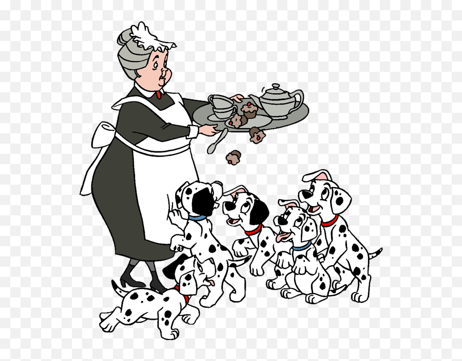 Nanny Cliparts Png Images - Clipart 101 Dalmatian Characters Emoji,Babysitter Clipart