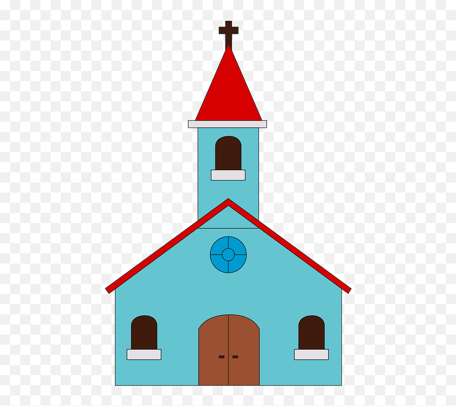 Church Religion Faith - Church Cartoon Drawing Emoji,Church Building Clipart