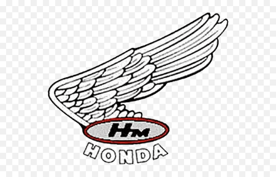 Vintage Honda Motorcycle Logo Vector Hobbiesxstyle - Honda Wings Logo Emoji,Vintage Logo Vector