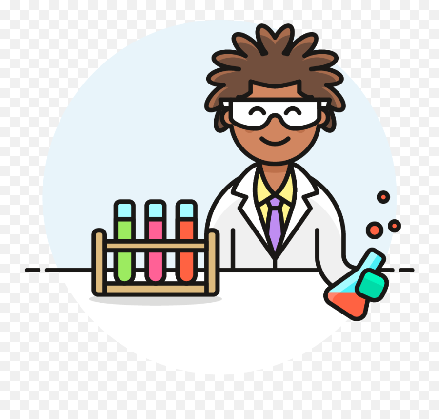 Scientist Clipart Cure Emoji,Lab Coat Clipart