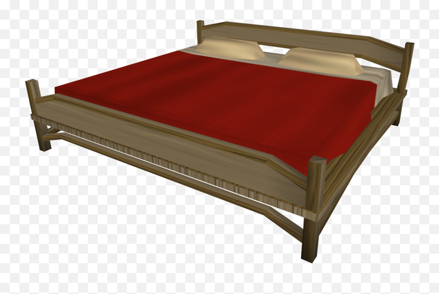 Large Teak Bed - Full Size Emoji,Bed Png