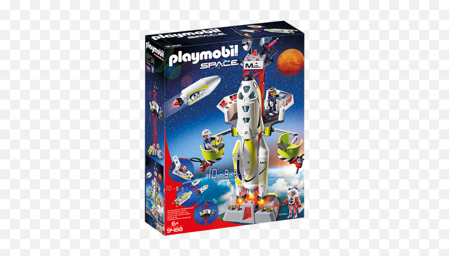 Playmobil Space Mars Mission Rocket With Launch 9488 For Emoji,Star Trek Logo On Mars