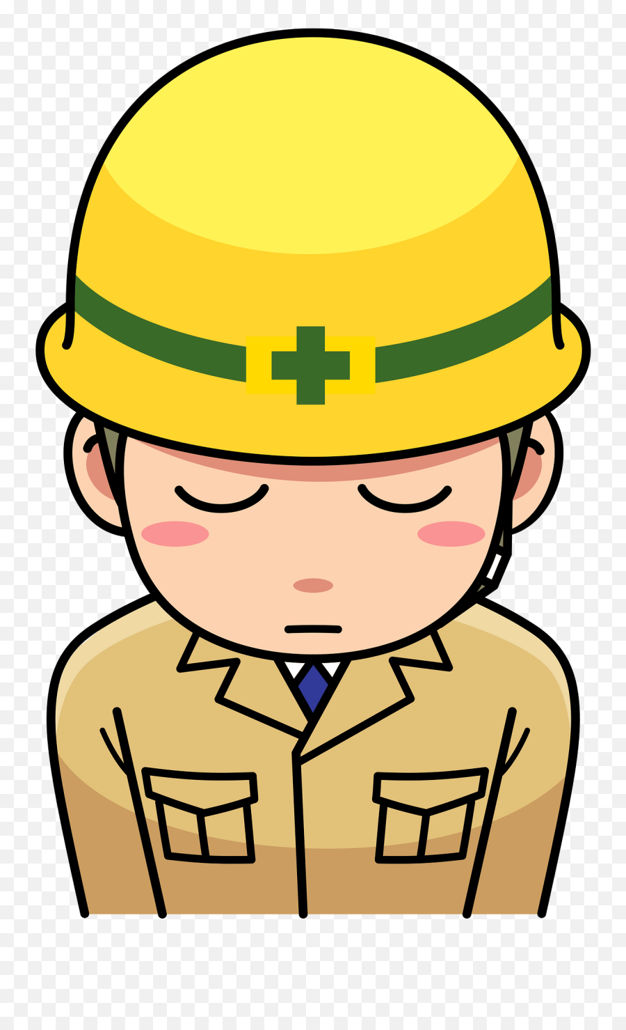 Construction Worker Apologize Clipart Free Download Emoji,Sorry Clipart