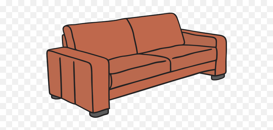 Couch Clipart Transparent 4 - Flared Arm Emoji,Couch Clipart