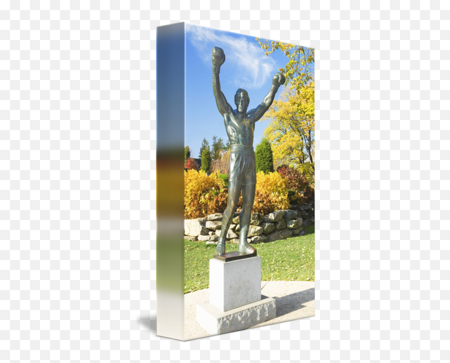 Statue Of Rocky Balboa In A Park By Panoramic Images Emoji,Rocky Balboa Png