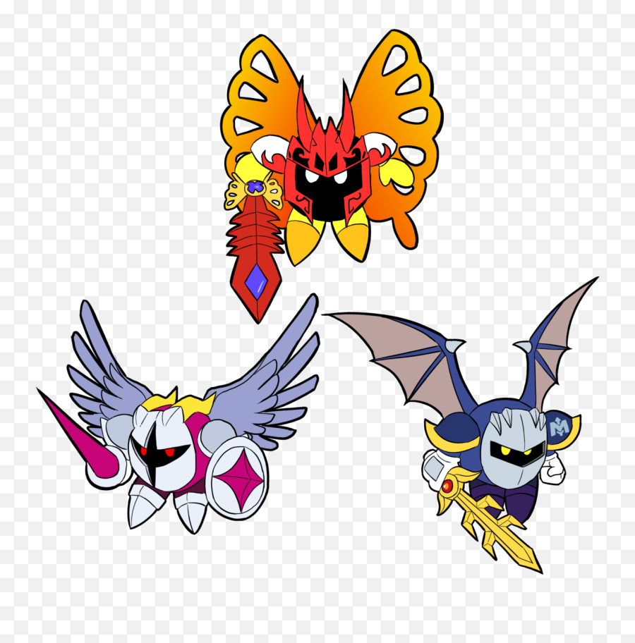 Kirby Could Destroy All Three Of Them - Meta Knight Galacta Emoji,Them Clipart