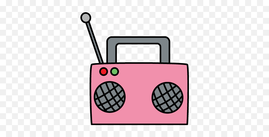 Radio Clipart - Cute Radio Cartoon Png Emoji,Radio Clipart