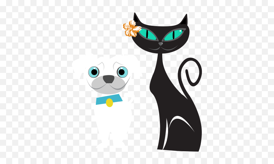 Tiki Pets - Tiki Cat U0026 Tiki Dog Say Aloha To Real Food Emoji,Cat Food Clipart