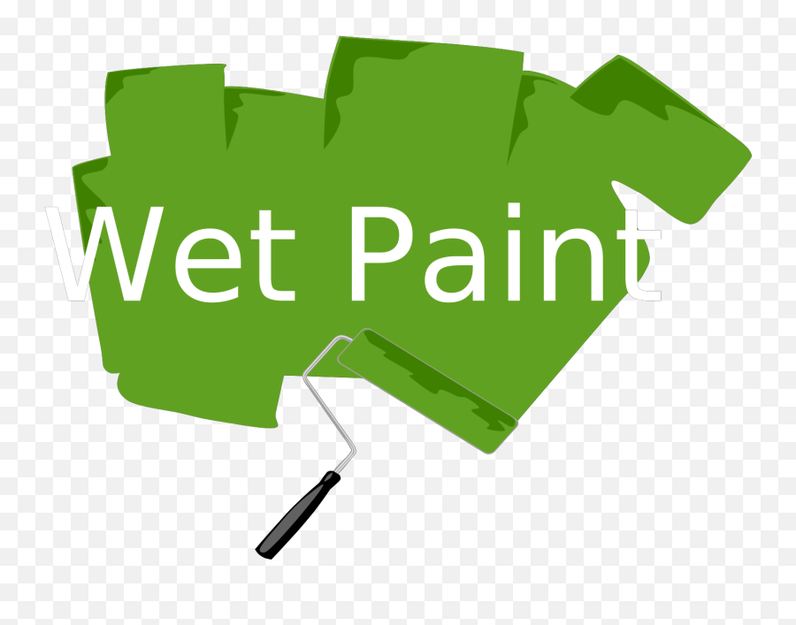 Wet Paint Sign Svg Clipart Emoji,Wet Clipart