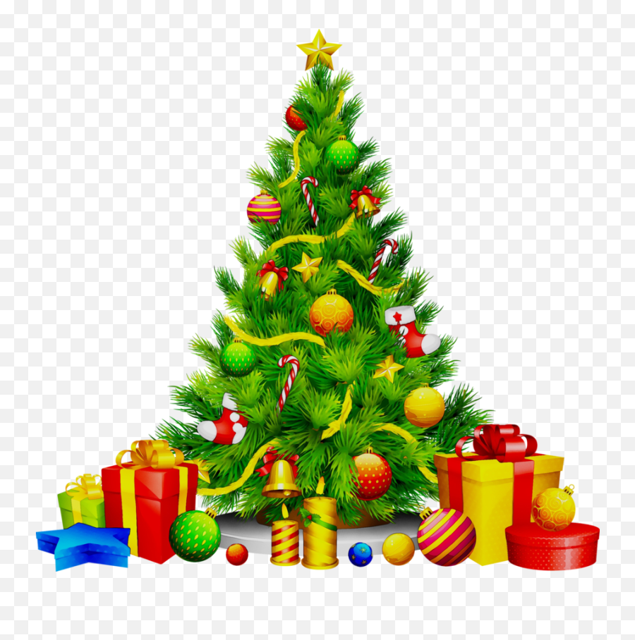 Christmas Tree Cartoon Clipart Christmas Tree Christmas - Christmas Tree Png Emoji,Christmas Png