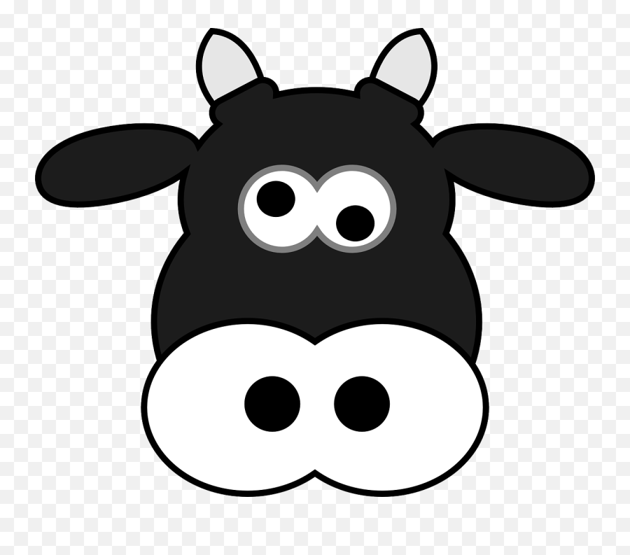 Free Photos Cartoon Cow Clipart Search - Cow Face Cartoon Emoji,Cow Clipart Black And White